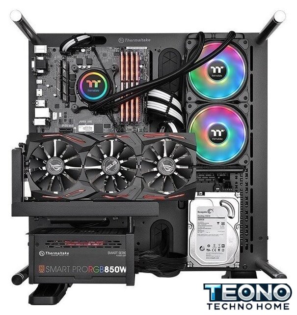 Система жидкостного охлаждения для процессора Thermaltake Floe DX RGB 280 TT Premium Edition CL-W257-PL14SW-A - Изображение №2 — Интернет-магазин Teono.by