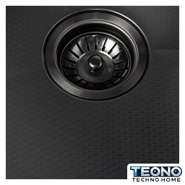 Кухонная мойка ARFEKA ECO AR мойка 500*500, коландер F, дозатор BLACK DECOR - Изображение №5 — Интернет-магазин Teono.by