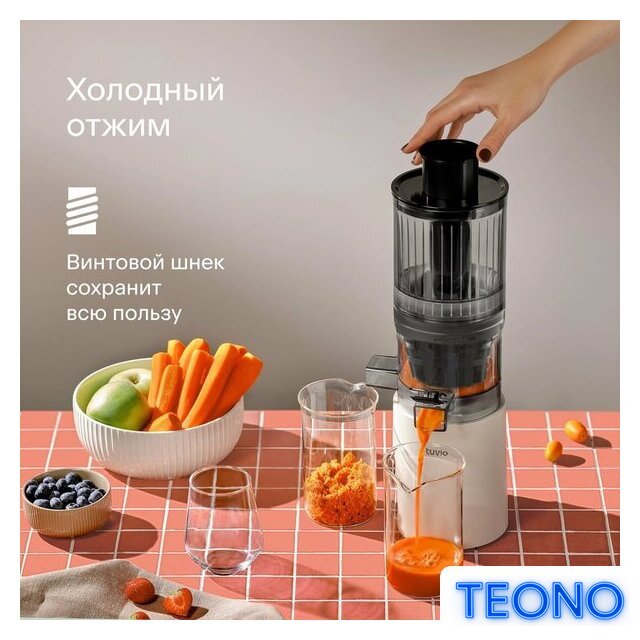 Соковыжималка Tuvio TJ04PM - Изображение №3 — Интернет-магазин Teono.by