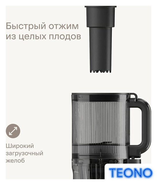 Соковыжималка Tuvio TJ04PM - Изображение №5 — Интернет-магазин Teono.by