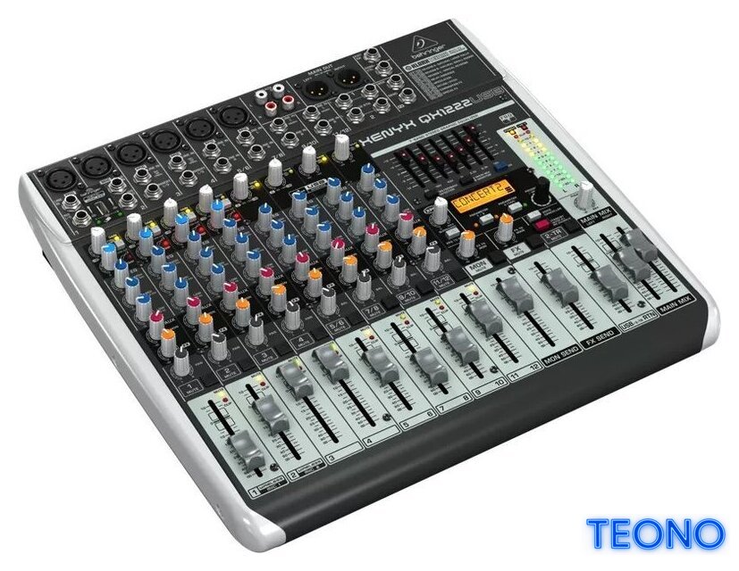 Микшерный пульт Behringer Xenyx QX1222USB - Изображение №2 — Интернет-магазин Teono.by