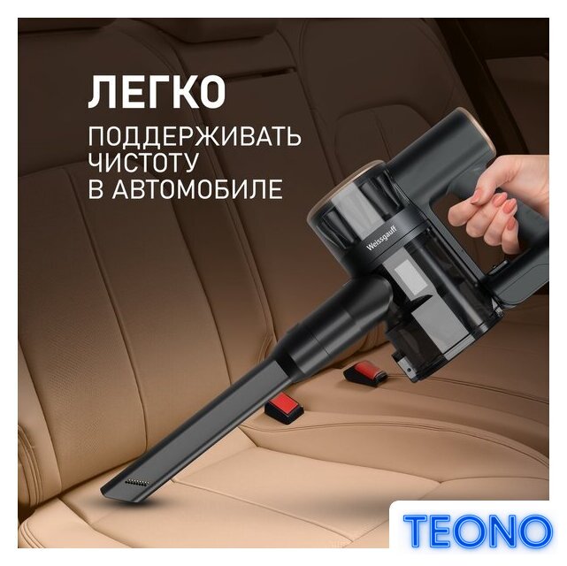 Пылесос Weissgauff V16 BLDC 250 Marine Turbo Wet&Dry - Изображение №12 — Интернет-магазин Teono.by