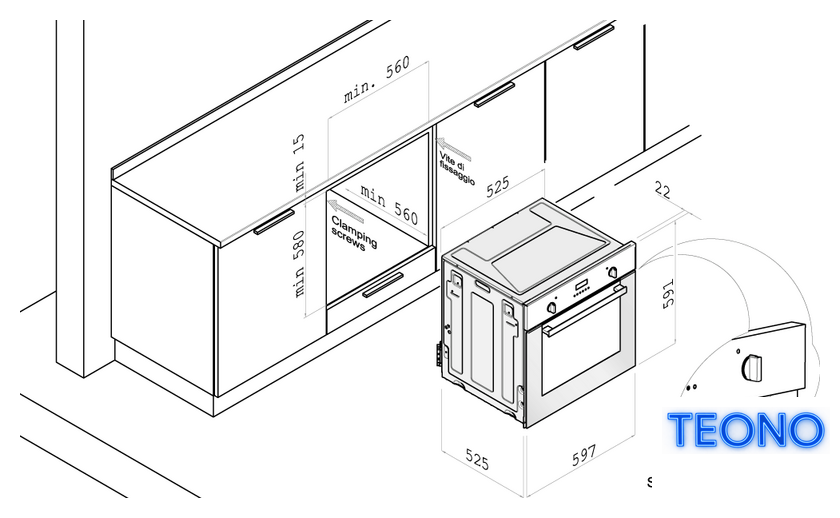 Газовый духовой шкаф Korting OGG 771 CFX - Изображение №4 — Интернет-магазин Teono.by