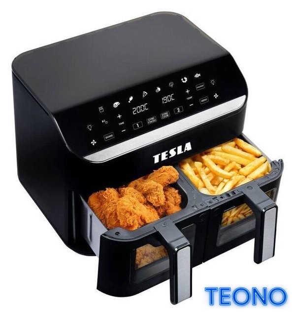 Аэрогриль (аэрофритюрница) Tesla Electronics DualZone Q460 XXL - Изображение №2 — Интернет-магазин Teono.by
