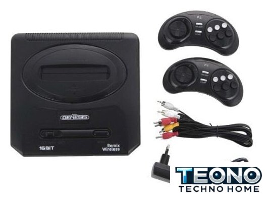 Игровая приставка Retro Genesis Remix Wireless 8+16 Bit (2 геймпада, 600 игр) - Изображение №5 — Интернет-магазин Teono.by