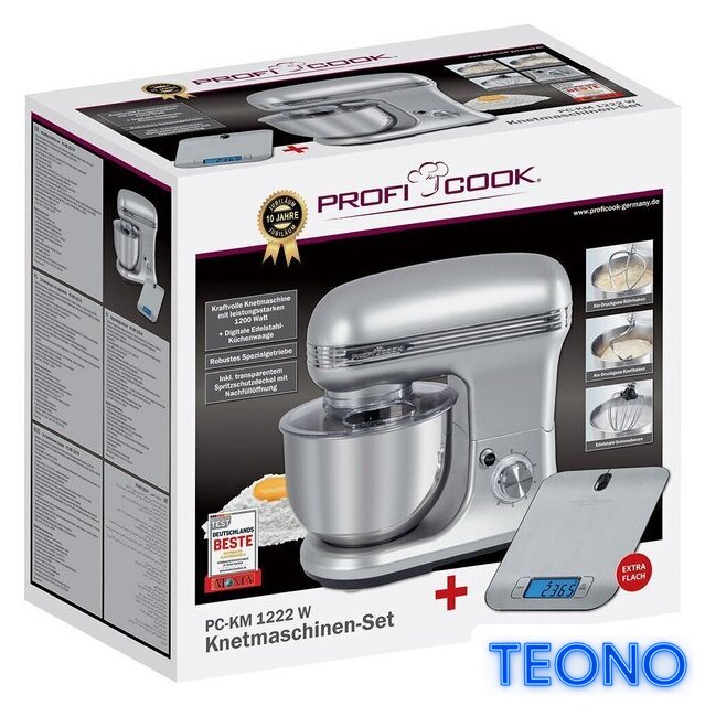 Кухонный комбайн ProfiCook PC-KM 1222 W - Изображение №5 — Интернет-магазин Teono.by