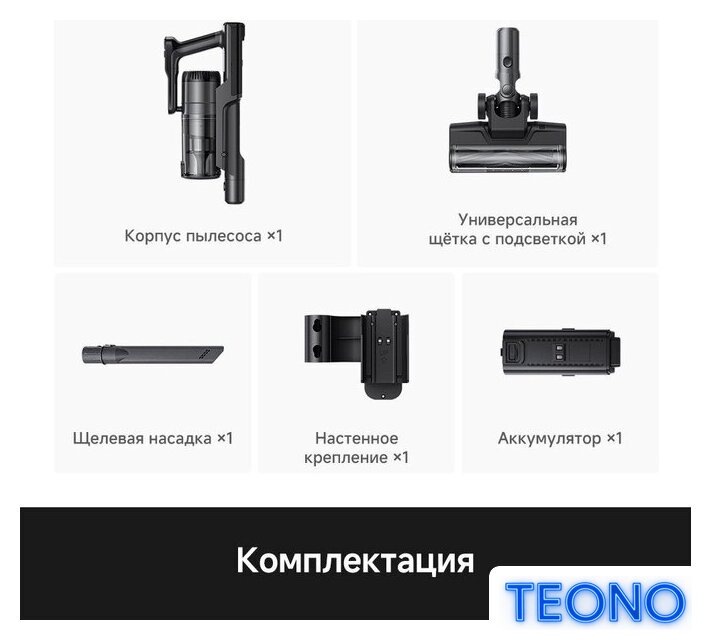 Пылесос Trouver Cordless Vacuum Cleaner S1 Lite VJ14A (евровилка) - Изображение №3 — Интернет-магазин Teono.by