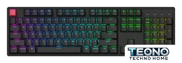 Клавиатура Keychron K10 V2 RGB Aluminium Frame K10X-C4 (Keychron Super Banana, нет кириллицы) - Изображение №1 — Интернет-магазин Teono.by