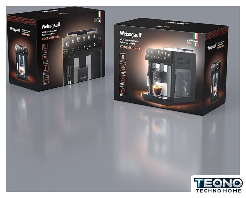 Кофемашина Weissgauff WCM-360 Automatic ColorTouch Nero - Изображение №10 — Интернет-магазин Teono.by