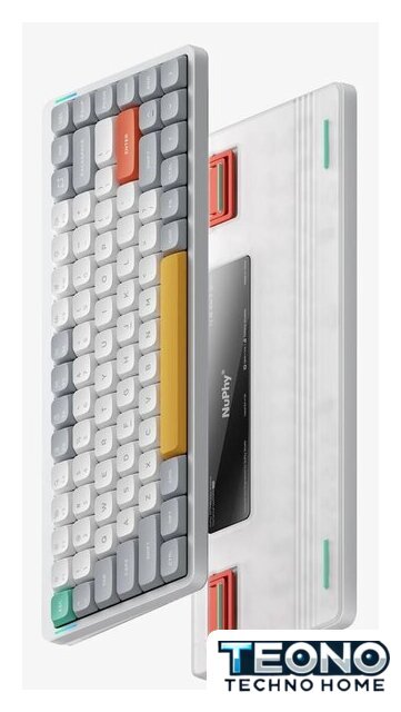 Клавиатура NuPhy Air75 V2 Ionic White (NuPhy Low Profile Moss, нет кириллицы) - Изображение №2 — Интернет-магазин Teono.by