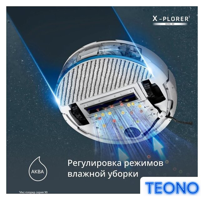 Робот-пылесос Tefal X-PLORER Serie 90 Animal & Allergy RG8777WH - Изображение №5 — Интернет-магазин Teono.by