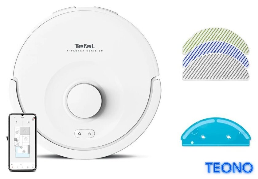 Робот-пылесос Tefal X-PLORER Serie 90 Animal & Allergy RG8777WH - Изображение №1 — Интернет-магазин Teono.by