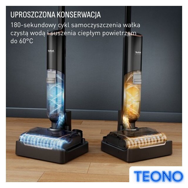 Вертикальный моющий пылесос Tefal X-Clean GF5736F4 - Изображение №4 — Интернет-магазин Teono.by