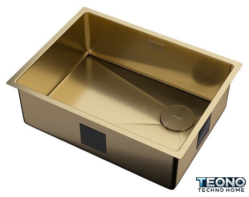 Кухонная мойка ZorG Zerox 59 U / IF Side SF PVD Gold - Изображение №2 — Интернет-магазин Teono.by