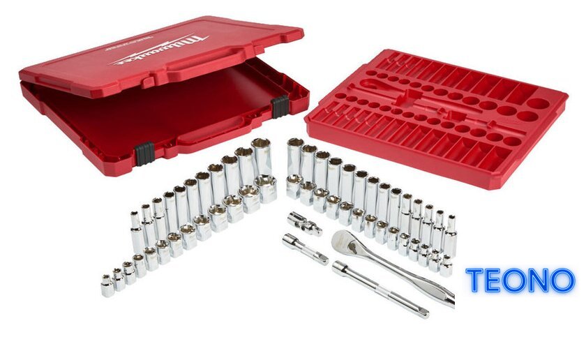 Набор головок слесарных Milwaukee 4932464946 (56 шт) - Изображение №3 — Интернет-магазин Teono.by