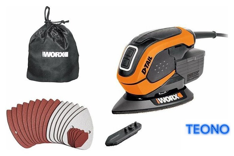 Виброшлифмашина Worx WX648 - Изображение №3 — Интернет-магазин Teono.by