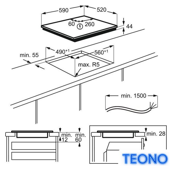 Варочная панель Electrolux LIR60430BW - Изображение №3 — Интернет-магазин Teono.by