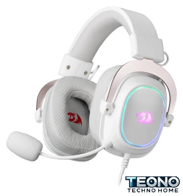 Наушники Redragon Zeus X (белый/розовый) - Изображение №1 — Интернет-магазин Teono.by