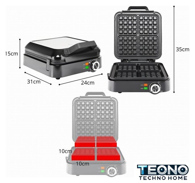 Вафельница Eldom WA1700 - Изображение №9 — Интернет-магазин Teono.by