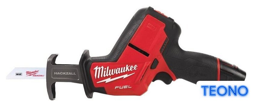 Сабельная пила Milwaukee M12 CHZ-402C 4933500571 (с 2-мя АКБ, кейс) - Изображение №3 — Интернет-магазин Teono.by