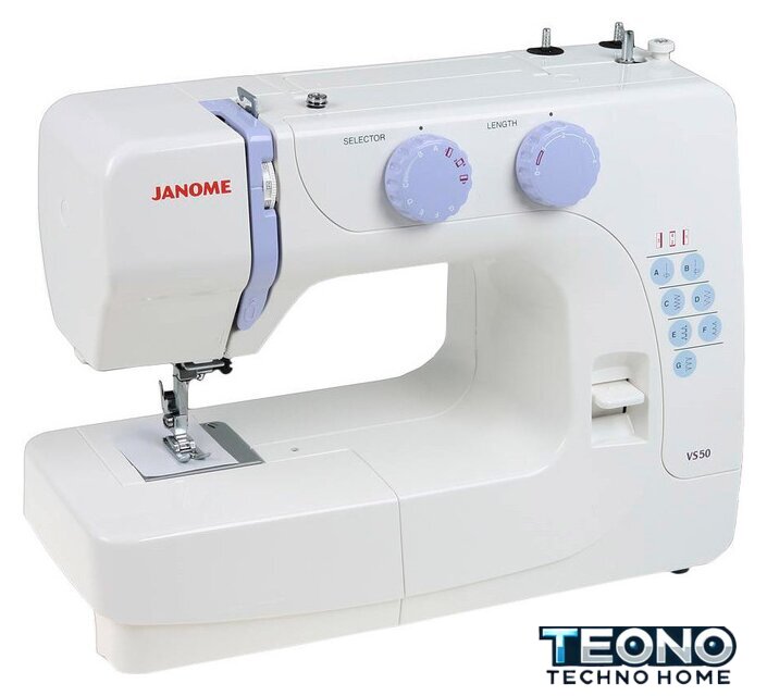 Электромеханическая швейная машина Janome VS 50 - Изображение №1 — Интернет-магазин Teono.by