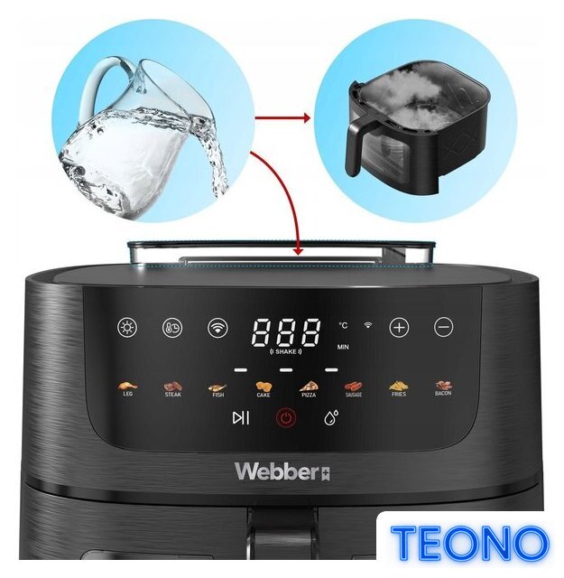 Аэрогриль (аэрофритюрница) Webber AF800 - Изображение №4 — Интернет-магазин Teono.by
