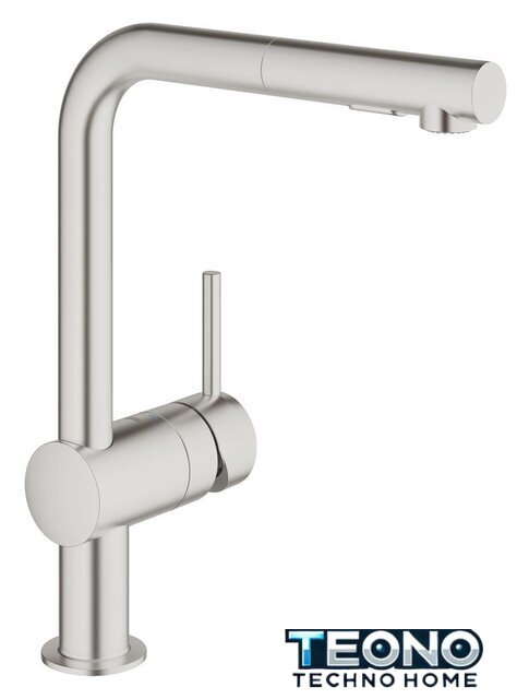 Смеситель Grohe Minta 30274DC0 (сталь) - Изображение №1 — Интернет-магазин Teono.by