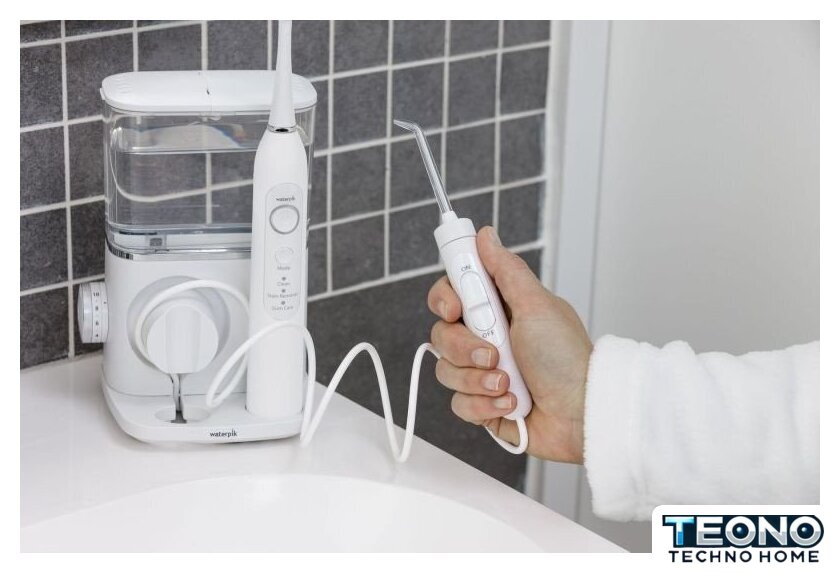 Электрическая зубная щетка и ирригатор Waterpik Cordless Plus 5000 WF-26EU (черный) - Изображение №10 — Интернет-магазин Teono.by