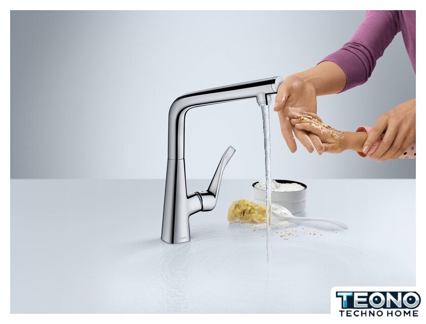 Смеситель Hansgrohe Metris Select 14883800 - Изображение №10 — Интернет-магазин Teono.by