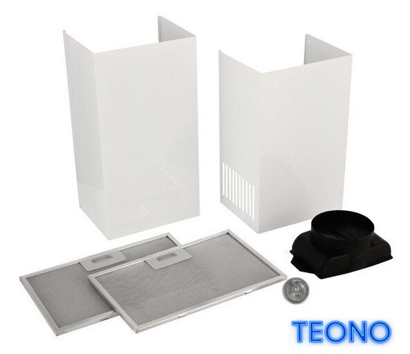 Кухонная вытяжка Krona Inga 900 white push button [00020594] - Изображение №4 — Интернет-магазин Teono.by