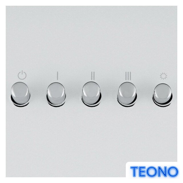 Кухонная вытяжка Krona Inga 900 white push button [00020594] - Изображение №2 — Интернет-магазин Teono.by
