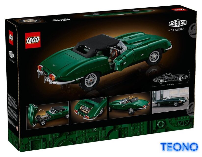 Конструктор LEGO Icons 11381 Jaguar E-Type - Изображение №22 — Интернет-магазин Teono.by