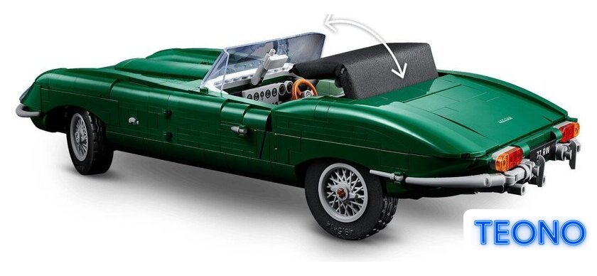 Конструктор LEGO Icons 11381 Jaguar E-Type - Изображение №6 — Интернет-магазин Teono.by