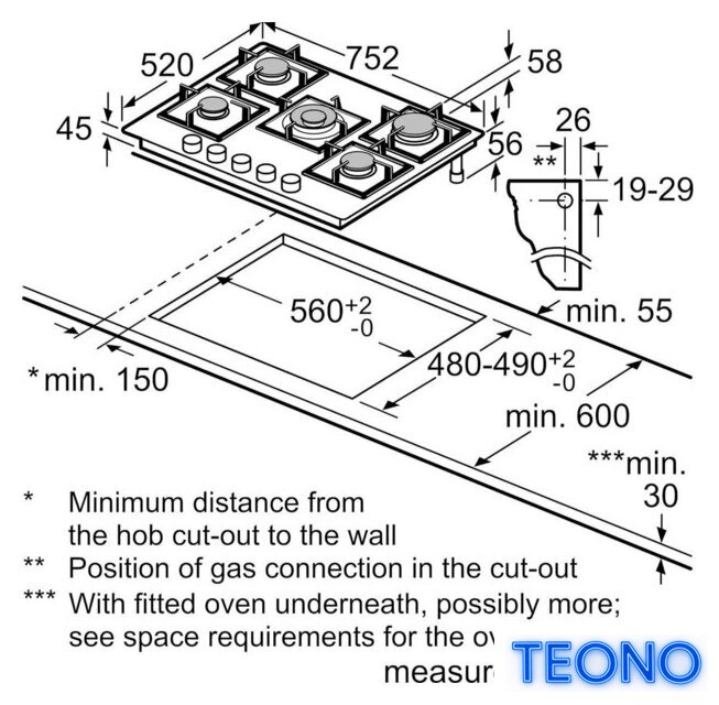 Варочная панель Bosch Serie 6 PPQ7A6I40 - Изображение №7 — Интернет-магазин Teono.by