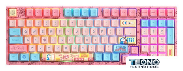Клавиатура Akko 3098B Doraemon Macaron (Akko CS Jelly Blue) - Изображение №1 — Интернет-магазин Teono.by