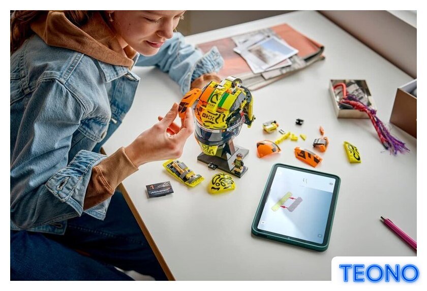 Конструктор LEGO Editions 43023 Шлем McLaren Mastercard F1 Team Lando Norris Helmet - Изображение №8 — Интернет-магазин Teono.by