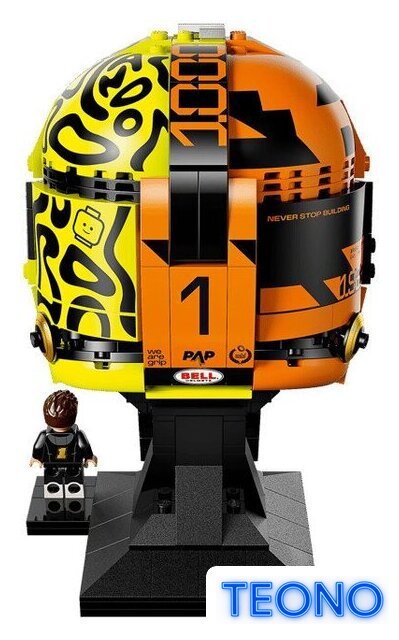 Конструктор LEGO Editions 43023 Шлем McLaren Mastercard F1 Team Lando Norris Helmet - Изображение №5 — Интернет-магазин Teono.by