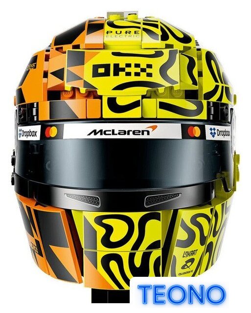Конструктор LEGO Editions 43023 Шлем McLaren Mastercard F1 Team Lando Norris Helmet - Изображение №3 — Интернет-магазин Teono.by