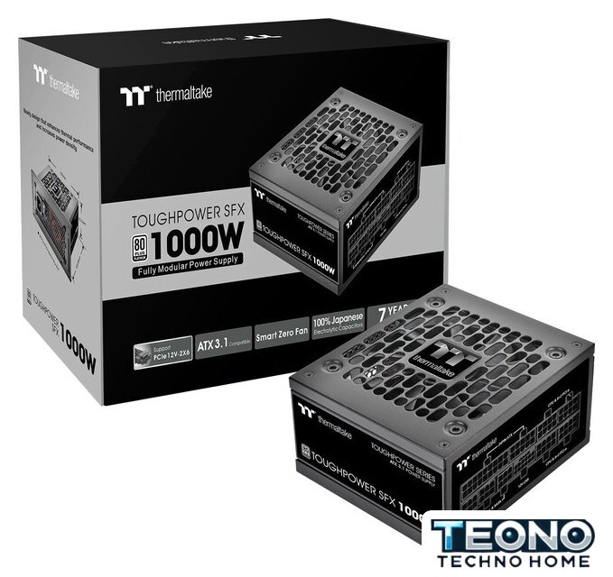 Блок питания Thermaltake Toughpower SFX FMod 1000W PS-STP-1000FNFAPE-1 - Изображение №1 — Интернет-магазин Teono.by