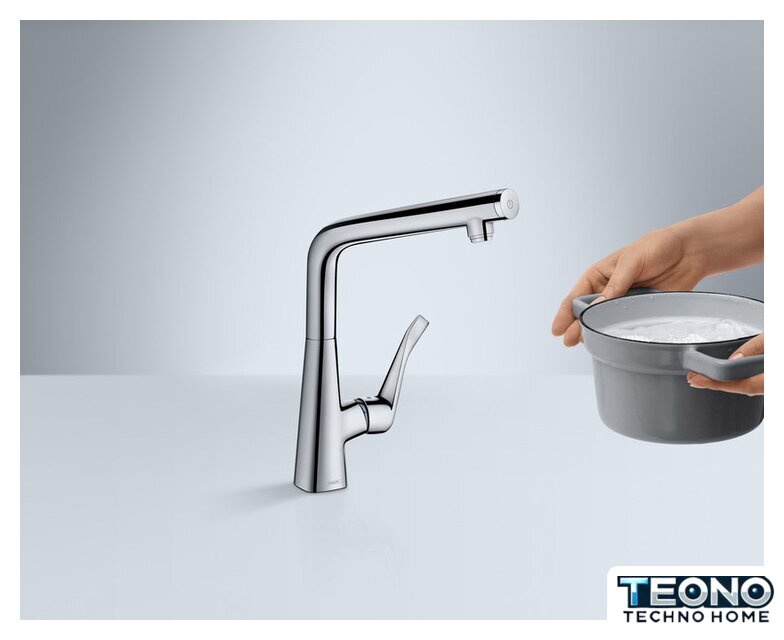 Смеситель Hansgrohe Metris Select 14883000 - Изображение №2 — Интернет-магазин Teono.by