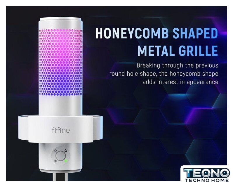 Проводной микрофон FIFINE A9 (белый) - Изображение №8 — Интернет-магазин Teono.by