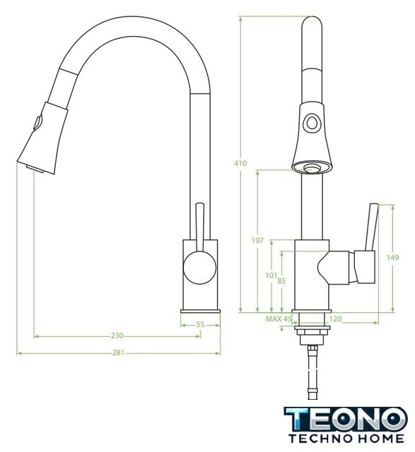 Смеситель Laveo Daru BLD 069D - Изображение №2 — Интернет-магазин Teono.by