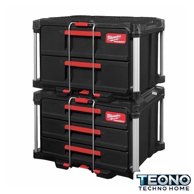 Ящик для инструментов Milwaukee Packout 2 Drawer Tool Box 4932472129 - Изображение №5 — Интернет-магазин Teono.by