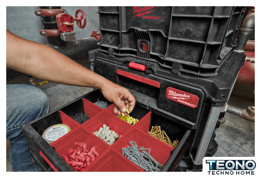 Ящик для инструментов Milwaukee Packout 2 Drawer Tool Box 4932472129 - Изображение №11 — Интернет-магазин Teono.by