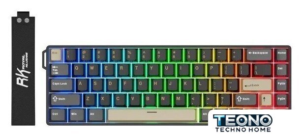 Клавиатура Royal Kludge RK68 HE Phantom (RK Mint) - Изображение №1 — Интернет-магазин Teono.by