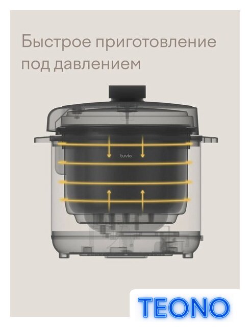 Мультиварка-скороварка Tuvio TMPC03D6 - Изображение №4 — Интернет-магазин Teono.by