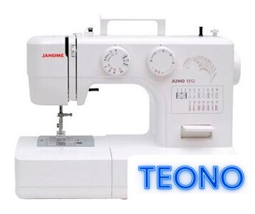 Электромеханическая швейная машина Janome Juno 1512 - Изображение №1 — Интернет-магазин Teono.by