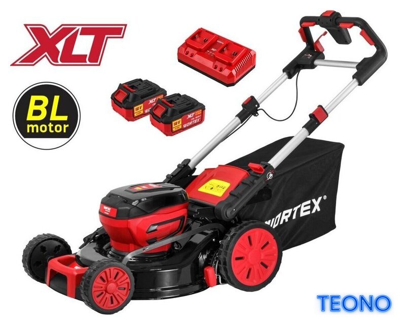 Газонокосилка Wortex CLM 4536-2 XLT Set 2334122 (с 2-мя АКБ) - Изображение №1 — Интернет-магазин Teono.by