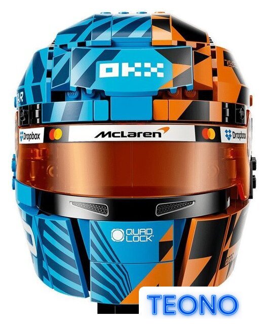 Конструктор LEGO Editions 43017 Шлем McLaren Mastercard F1 Team Oscar Piastri Helmet - Изображение №3 — Интернет-магазин Teono.by