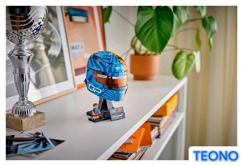 Конструктор LEGO Editions 43017 Шлем McLaren Mastercard F1 Team Oscar Piastri Helmet - Изображение №11 — Интернет-магазин Teono.by